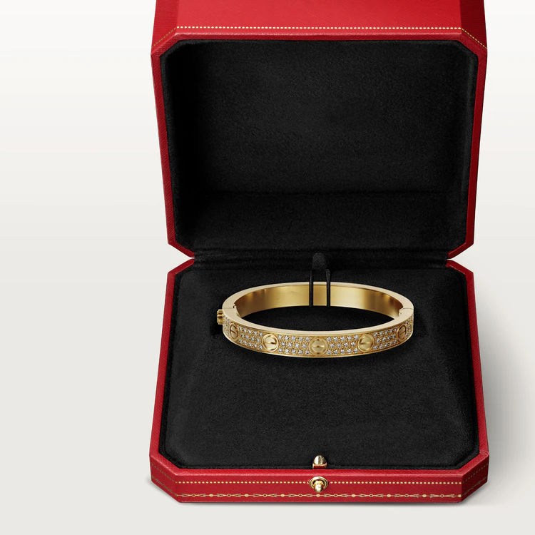 [Luxery]LOVE BRACELET 6.1MM DIAMOND-PAVED