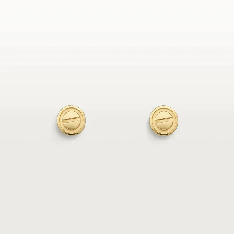 [Luxery]LOVE EARRINGS GOLD 10MM