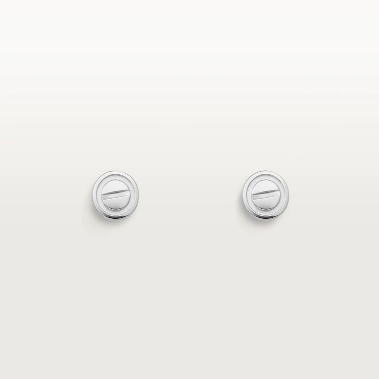 [Luxery]LOVE EARRINGS SILVER 10MM