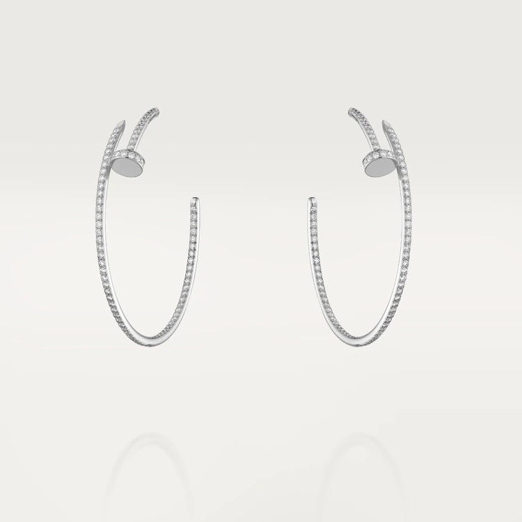 [Luxery]JUSTE EARRINGS FULL DIAMONDS 1.8MM