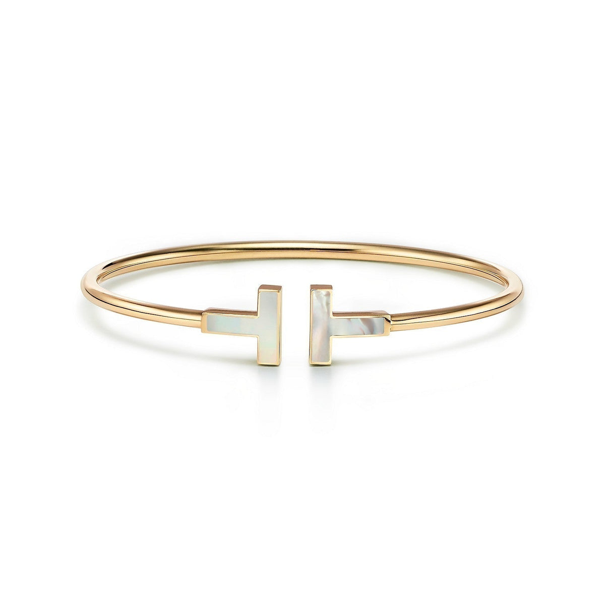 [⭐Luxery Jewels]T BRACELET 1.8MM MOP PINK GOLD