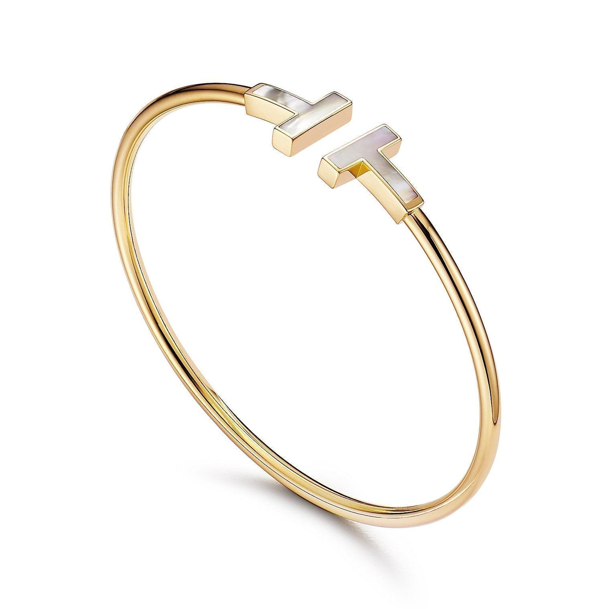 [⭐Luxery Jewels]T BRACELET 1.8MM MOP PINK GOLD
