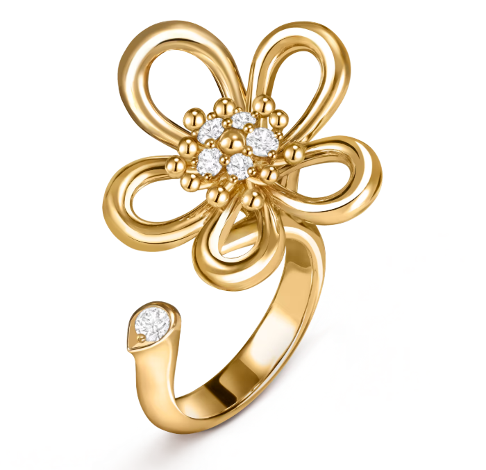 [⭐Luxus]Flowerlace Zwischenring