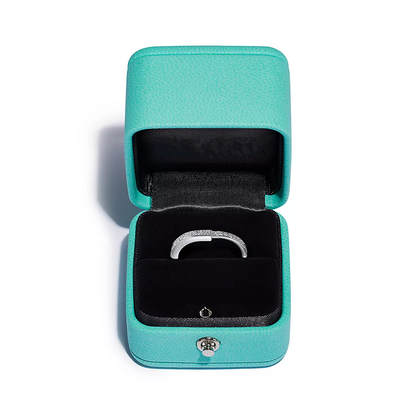 [⭐Luxery Jewels]LOCK RING SILVER DIAMOND PAVED