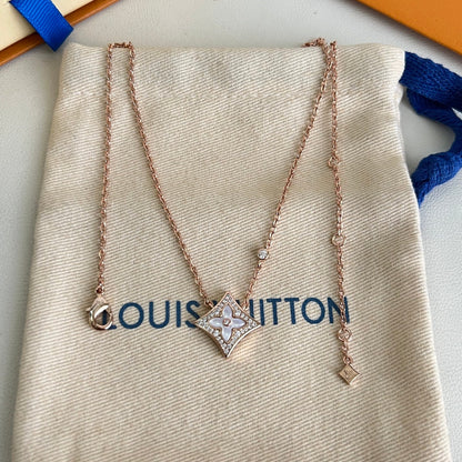 [Luxery]ROSE GOLD DIAMOND NECKLACE