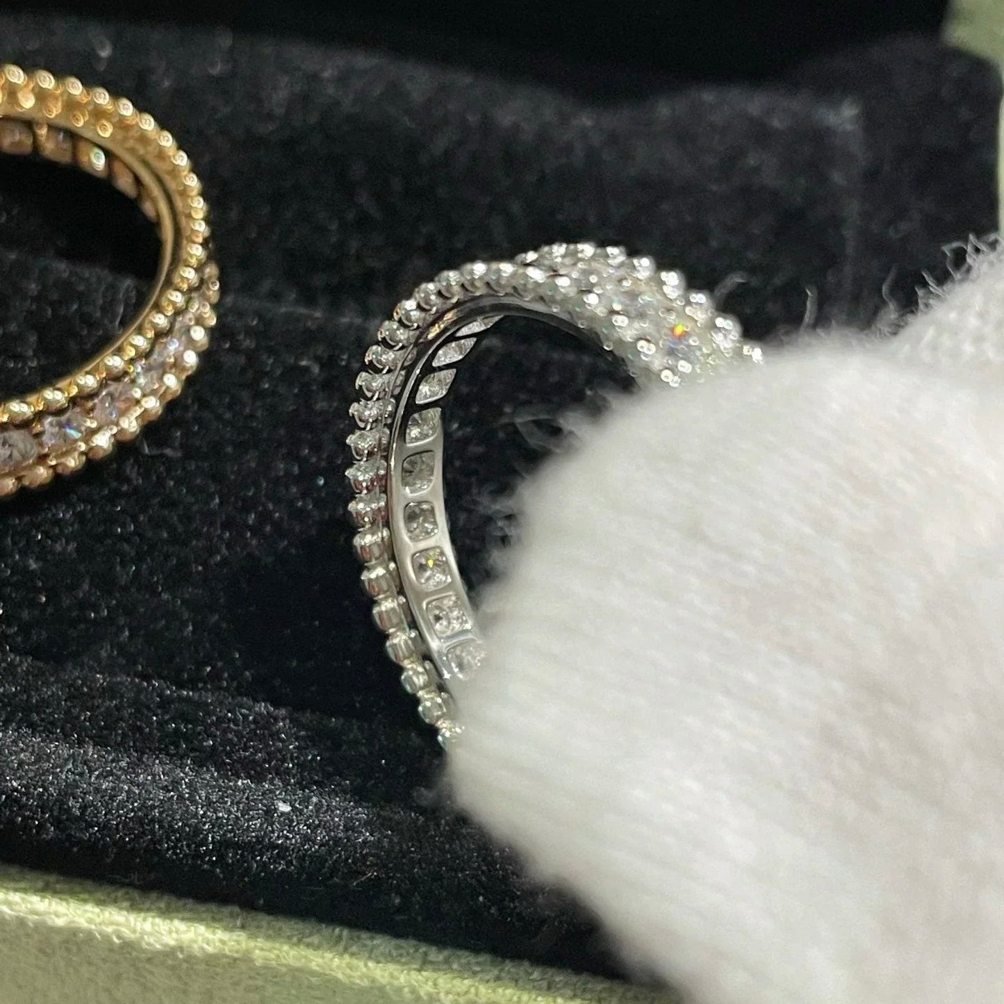 [Luxery]PERLEE DIAMOND ROSE GOLD RING