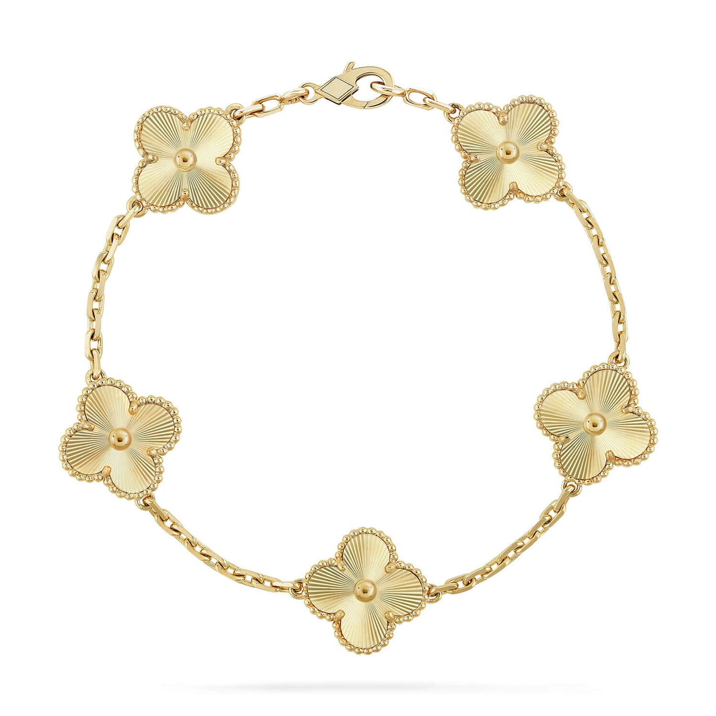 [Luxery] CLOVER 5 MOTIF LASER BRACELET COLLECTION