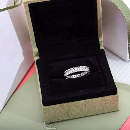 [Luxery]PERLEE DIAMOND SILVER RING
