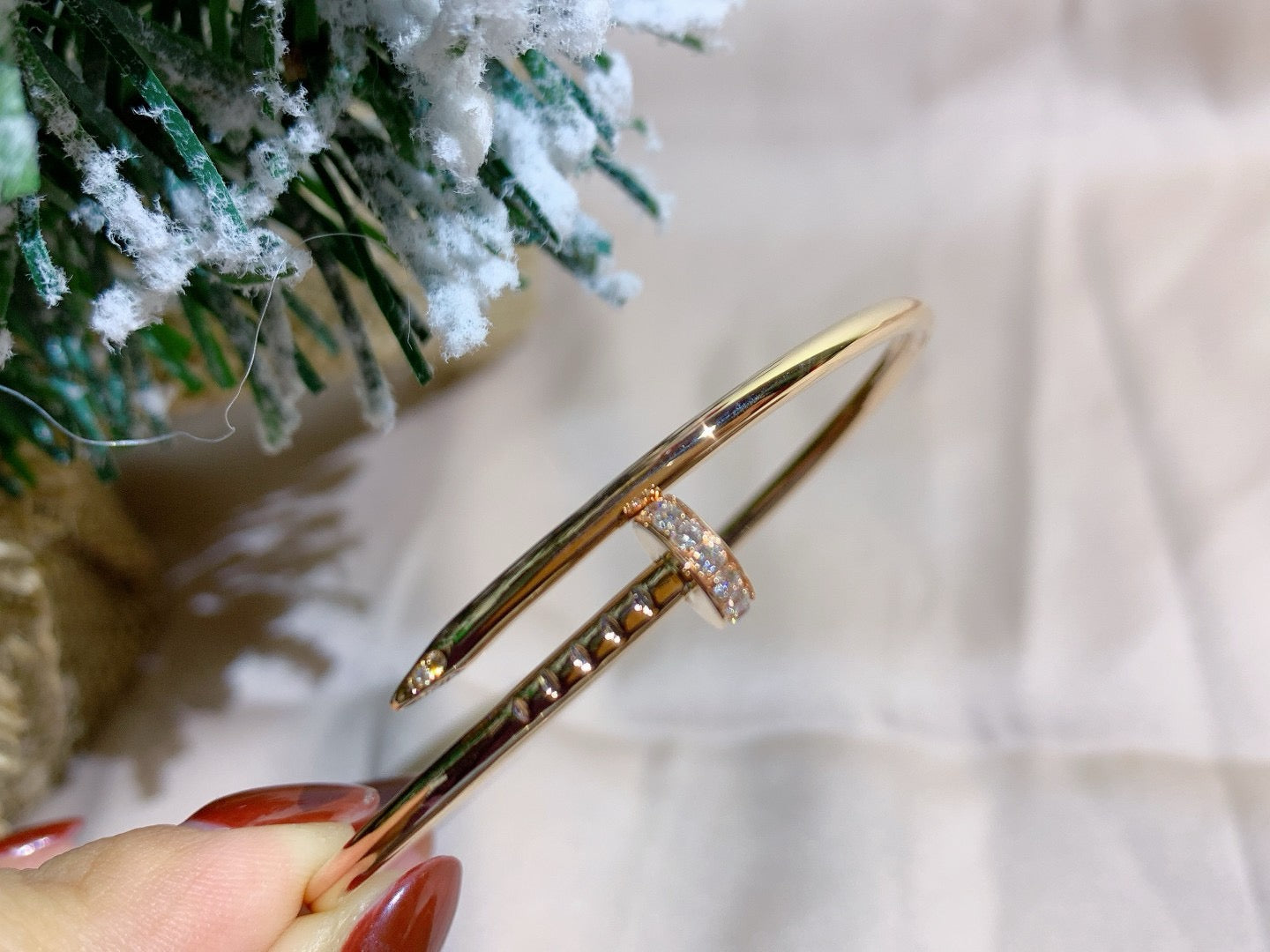[Luxery]JUSTE BRACELET 2.5MM DIAMONDS