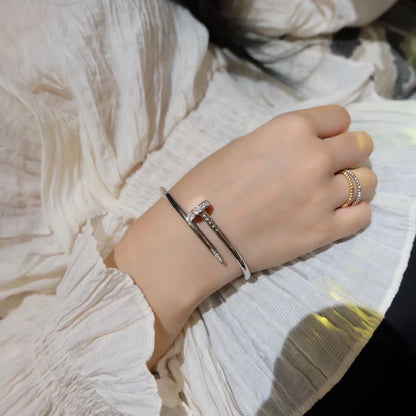 [⭐Luxus]JUSTE ARMBAND 3,5 MM DIAMANTEN