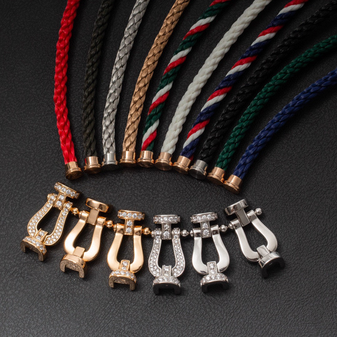 [Luxery]FORCE LARGE HORSESHOE NO DIAMOND BRACELET GOLD