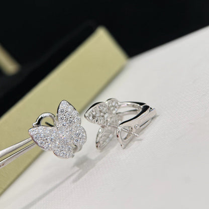 [Luxery]BUTTERFLY ALL DIAMOND EARRINGS