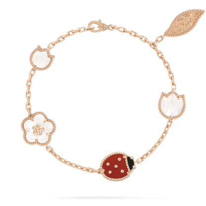 [Luxery]LUCKY SPRING 5 MOTIF BRACELET