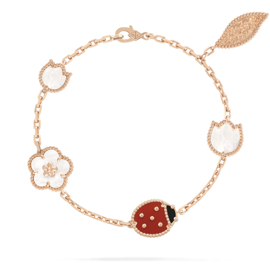 [Luxery]LUCKY SPRING 5 MOTIF BRACELET