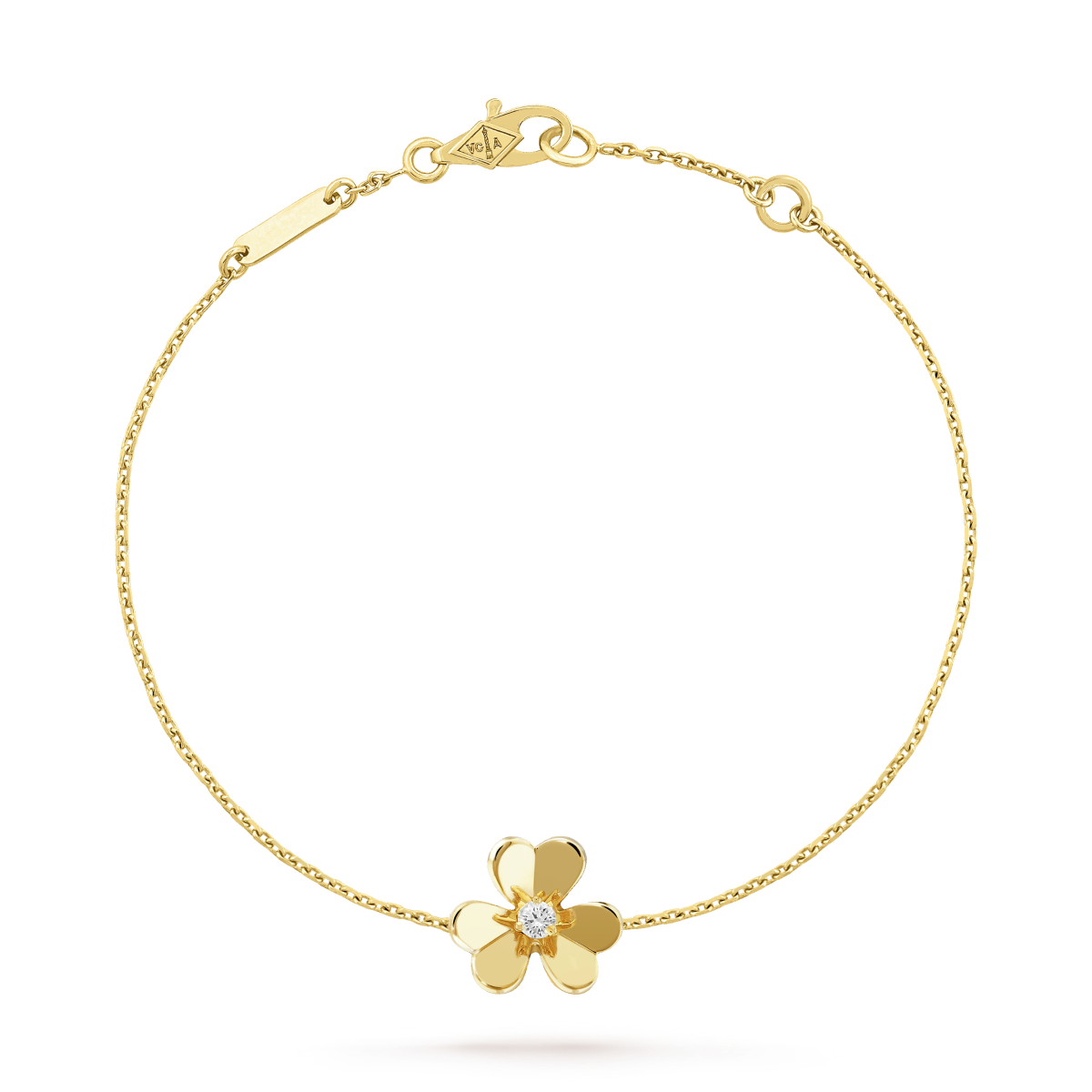 [Luxery]FRIVOLE GOLD FLOWER PINK MALACHITE BRACELET