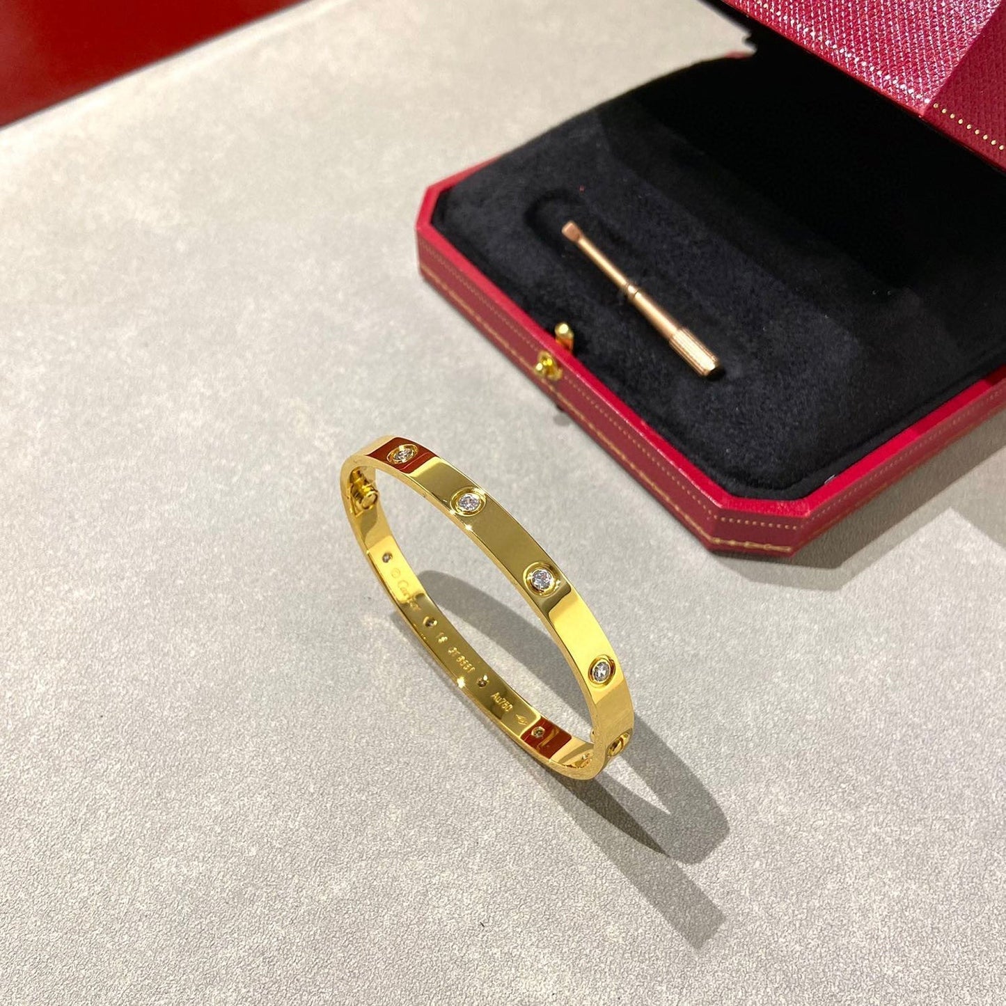 [Luxery]LOVE BRACELET 6.1MM 10 DIAMONDS