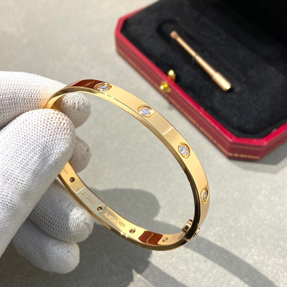 [Luxery]LOVE BRACELET 6.1MM 10 DIAMONDS