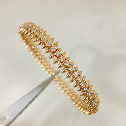 [⭐ラグジュアリー] クラッシュ ブレスレット 8MM ダイヤモンド