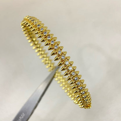[⭐ラグジュアリー] クラッシュ ブレスレット 8MM ダイヤモンド