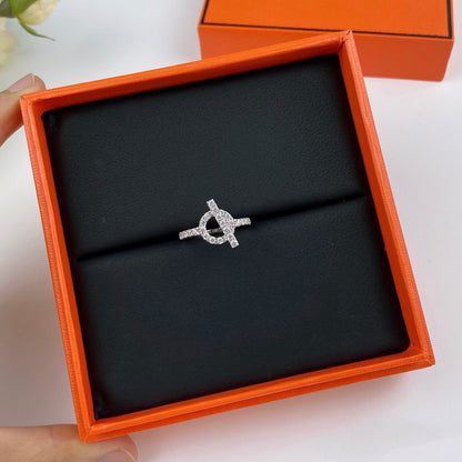 [Luxery]ECHAPPEE RING SILVER DIAMOND
