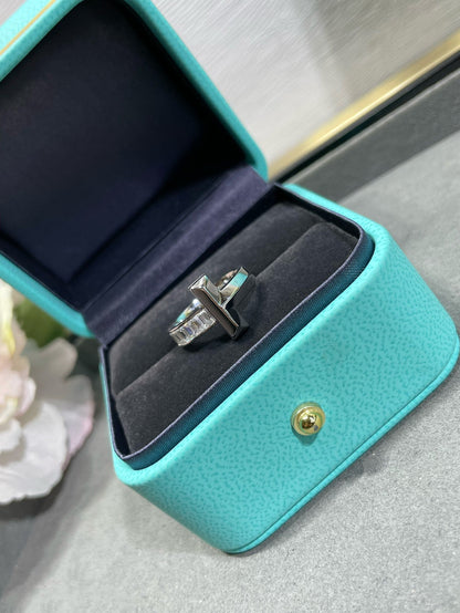 [⭐Luxery Jewels]T1 WIDE 4.5MM DIAMOND RING