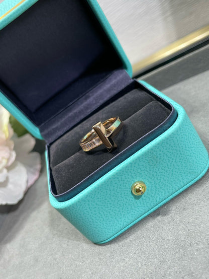 [⭐Luxery Jewels]T1 WIDE 4.5MM DIAMOND RING