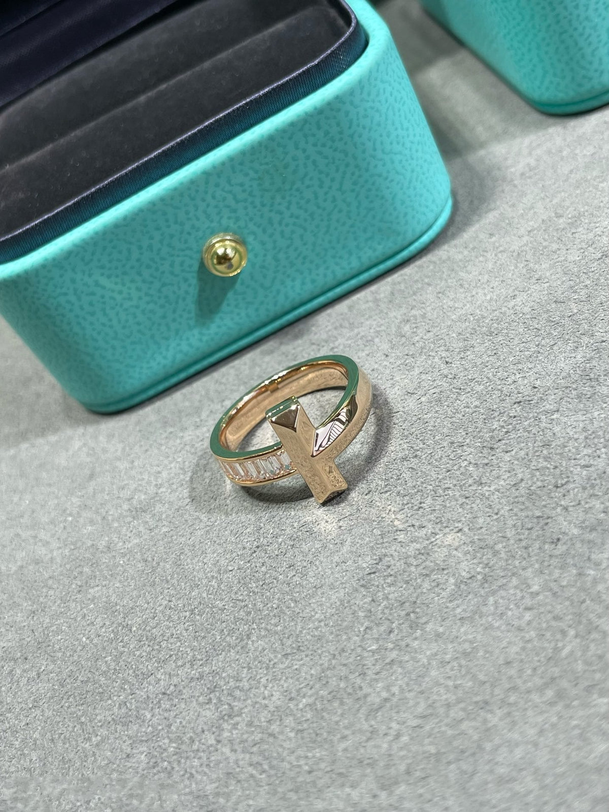 [⭐Luxery Jewels]T1 WIDE 4.5MM DIAMOND RING