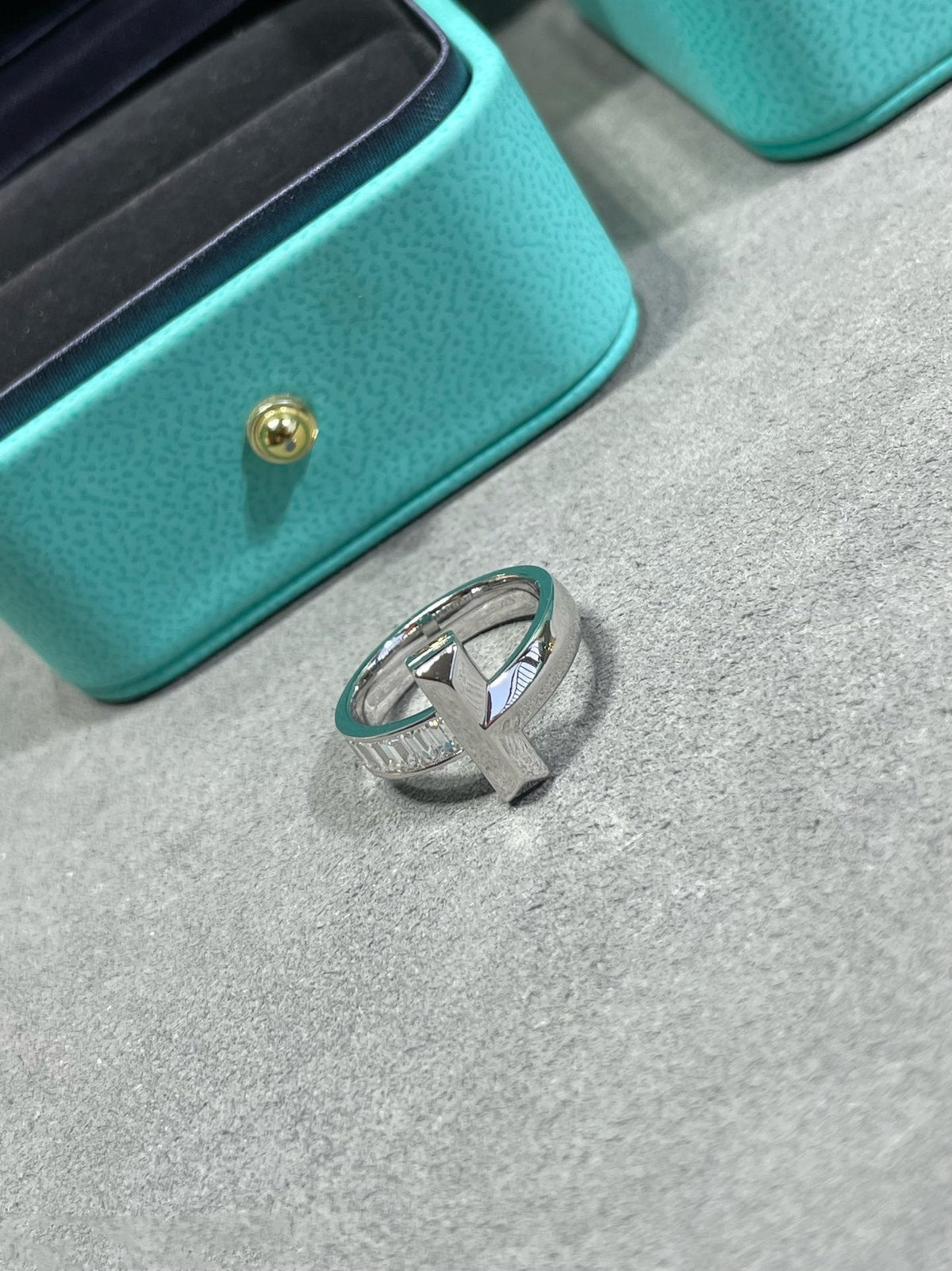[⭐Luxery Jewels]T1 WIDE 4.5MM DIAMOND RING