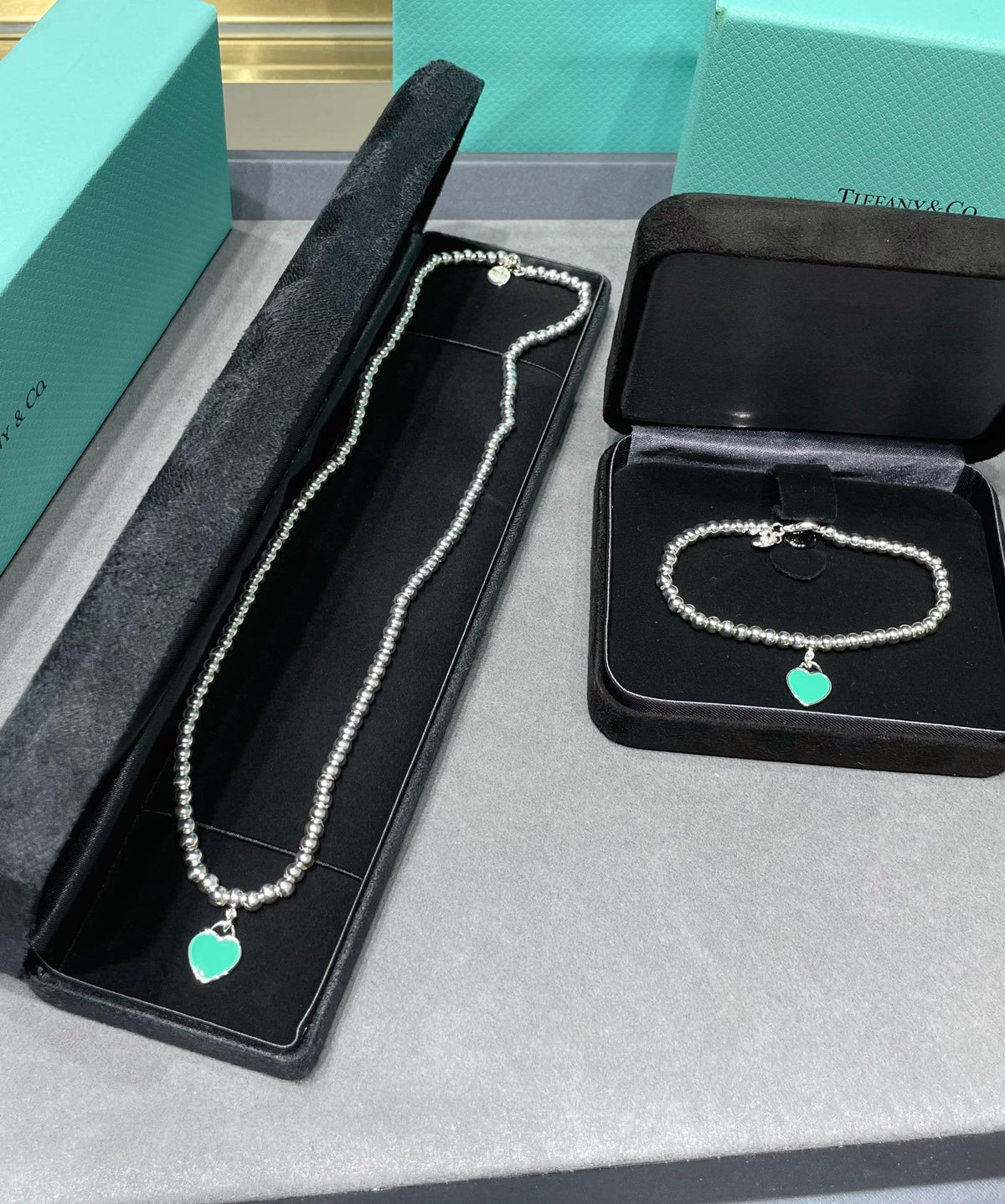 [⭐Luxery Jewels]RETURN TO TIF SILVER BEAD NECKLACE