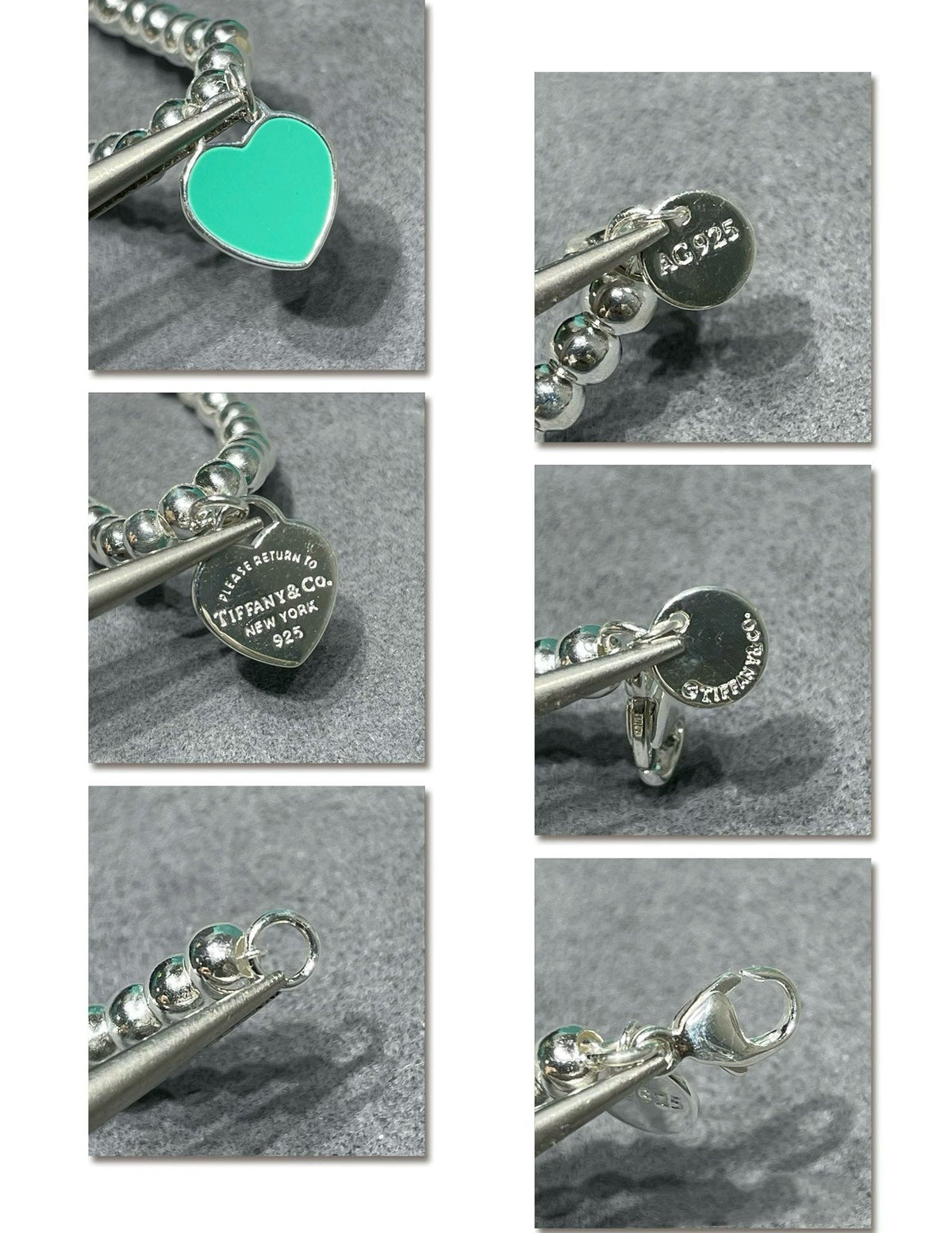 [⭐Luxery Jewels]RETURN TO TIF SILVER BEAD NECKLACE