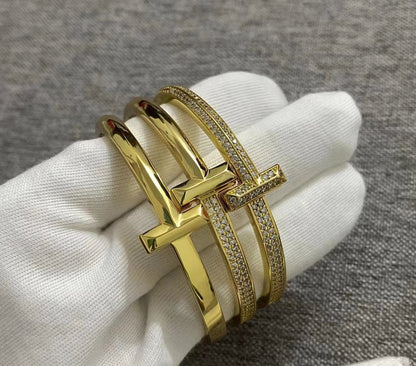 [⭐Luxery Jewels]T1 WIDE HINGED BANGLE BRACELET