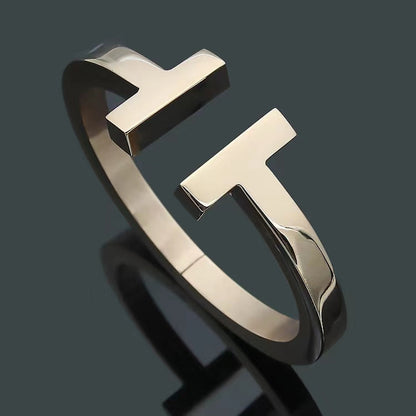 [⭐Luxery Jewels]T SQUARE OPEN BRACELET