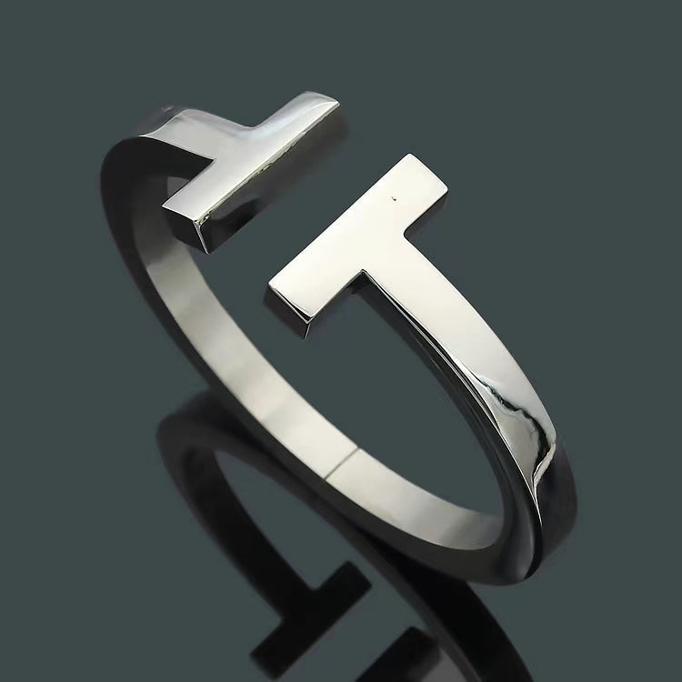 [⭐Luxery Jewels]T SQUARE OPEN BRACELET