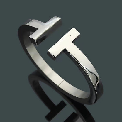 [⭐Luxery Jewels]T SQUARE OPEN BRACELET