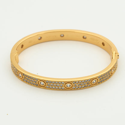 [Luxery]LOVE BRACELET 6.1MM DIAMOND-PAVED 10 BIG DIAMONDS