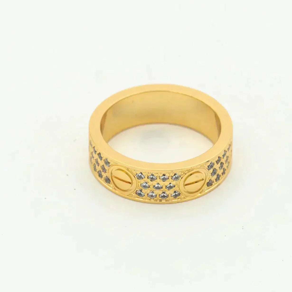 [Luxery]LOVE RING 5.5MM DIAMONDS PAVED