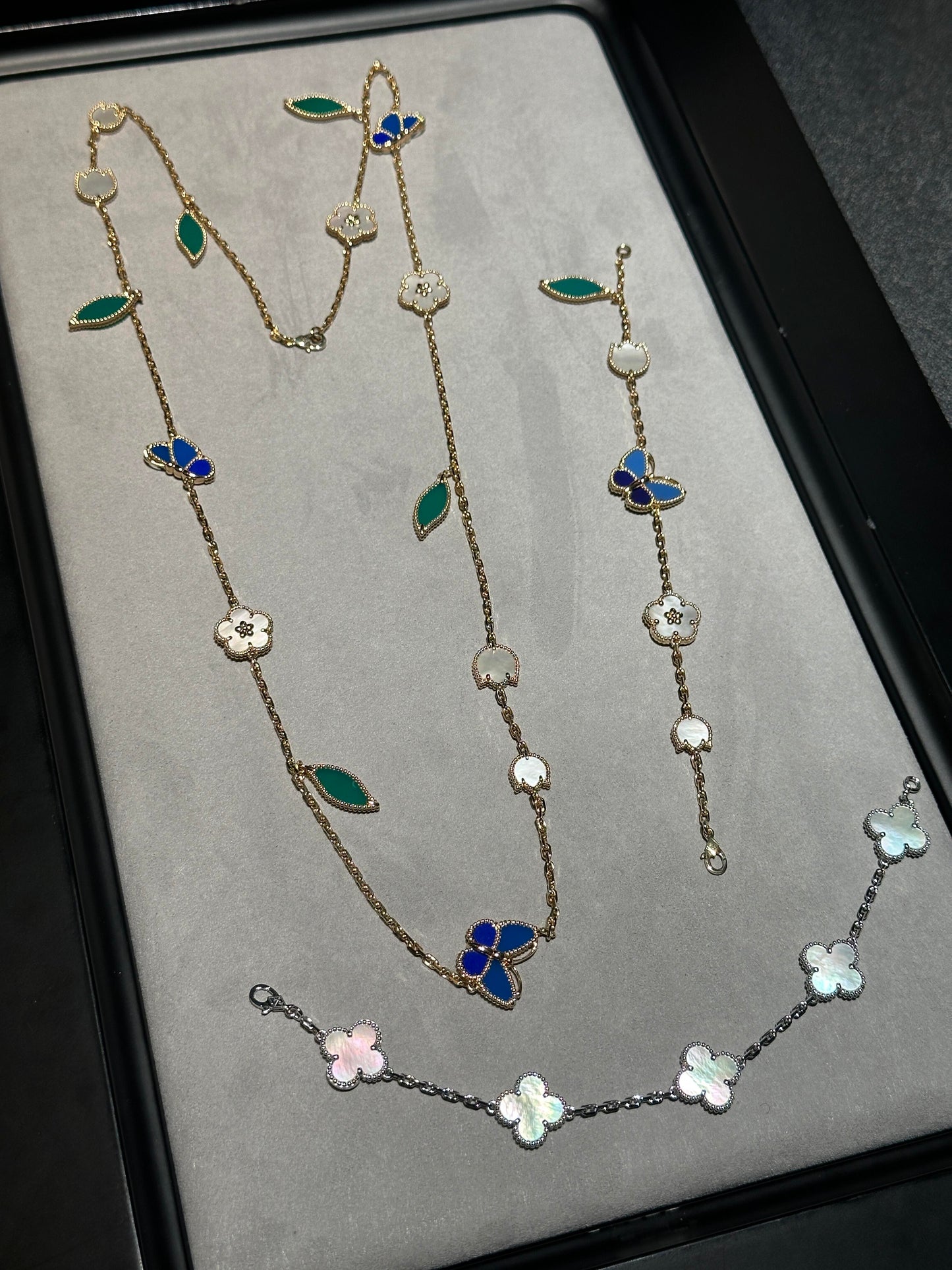 [Luxery] 2026 NEW CLOVER 15 MOTIFS LUCKY NECKLACE