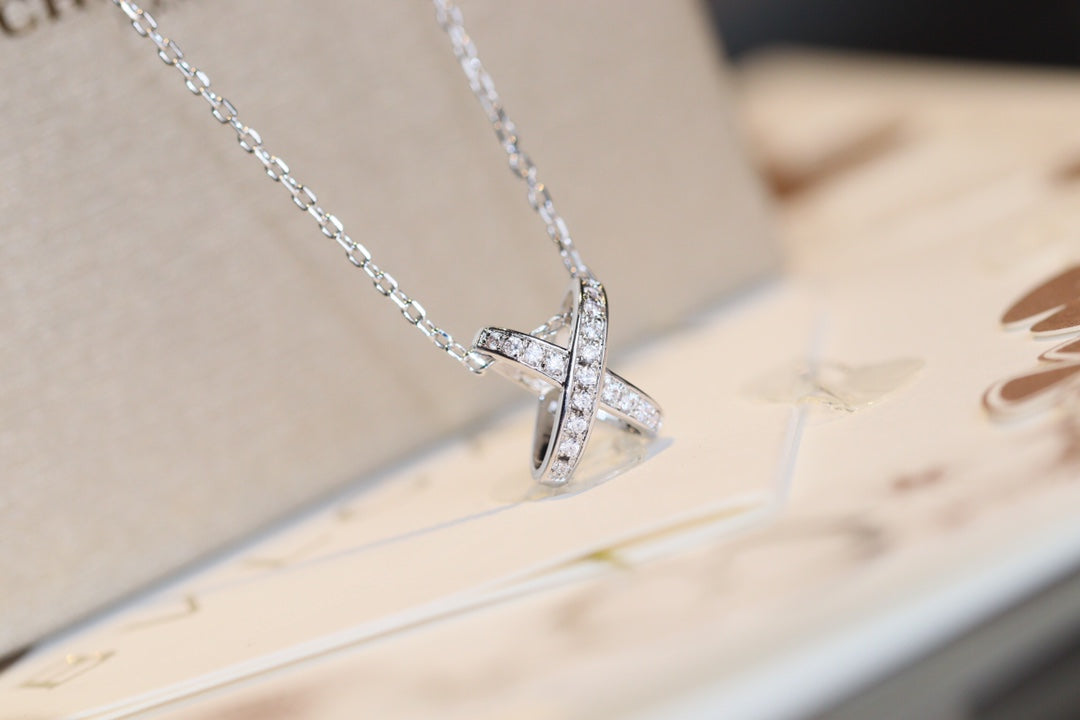 [Luxery]JEUX DE DIAMOND NECKLACE