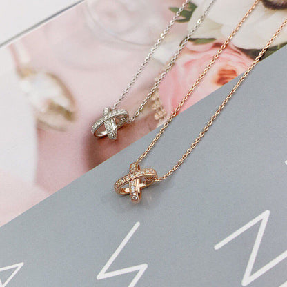 [Luxery]JEUX DE DIAMOND NECKLACE