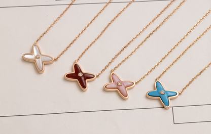 [Luxery]JEUX DE NECKLACE 1 DIAMOND