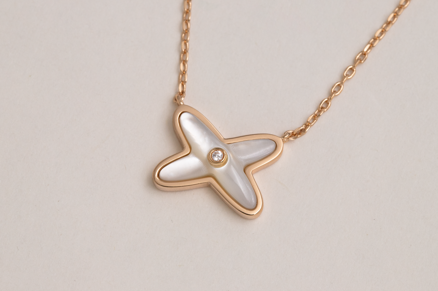 [Luxery]JEUX DE NECKLACE 1 DIAMOND
