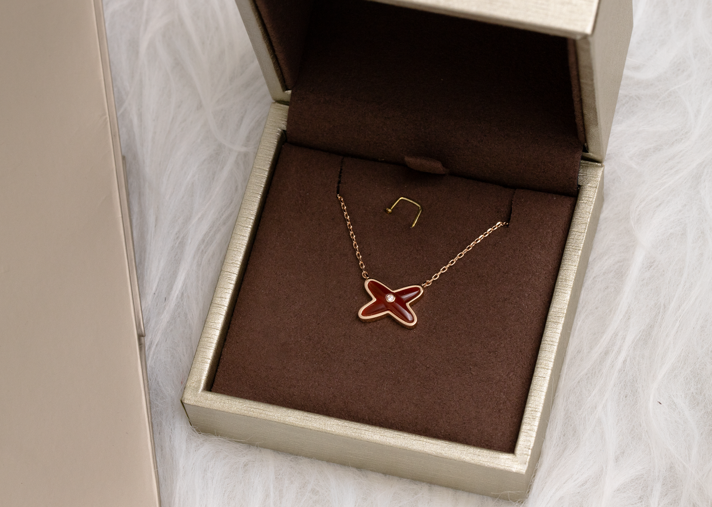 [Luxery]JEUX DE NECKLACE 1 DIAMOND