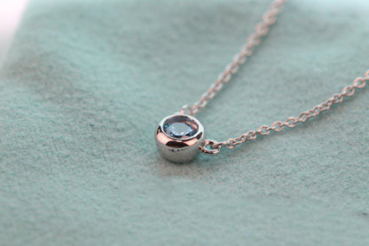 [⭐Luxery Jewels]ELSA PERETTI SERIES SINGLE DIAMOND SIMPLE NECKLACE
