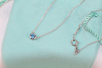 [⭐Luxery Jewels]ELSA PERETTI SERIES SINGLE DIAMOND SIMPLE NECKLACE