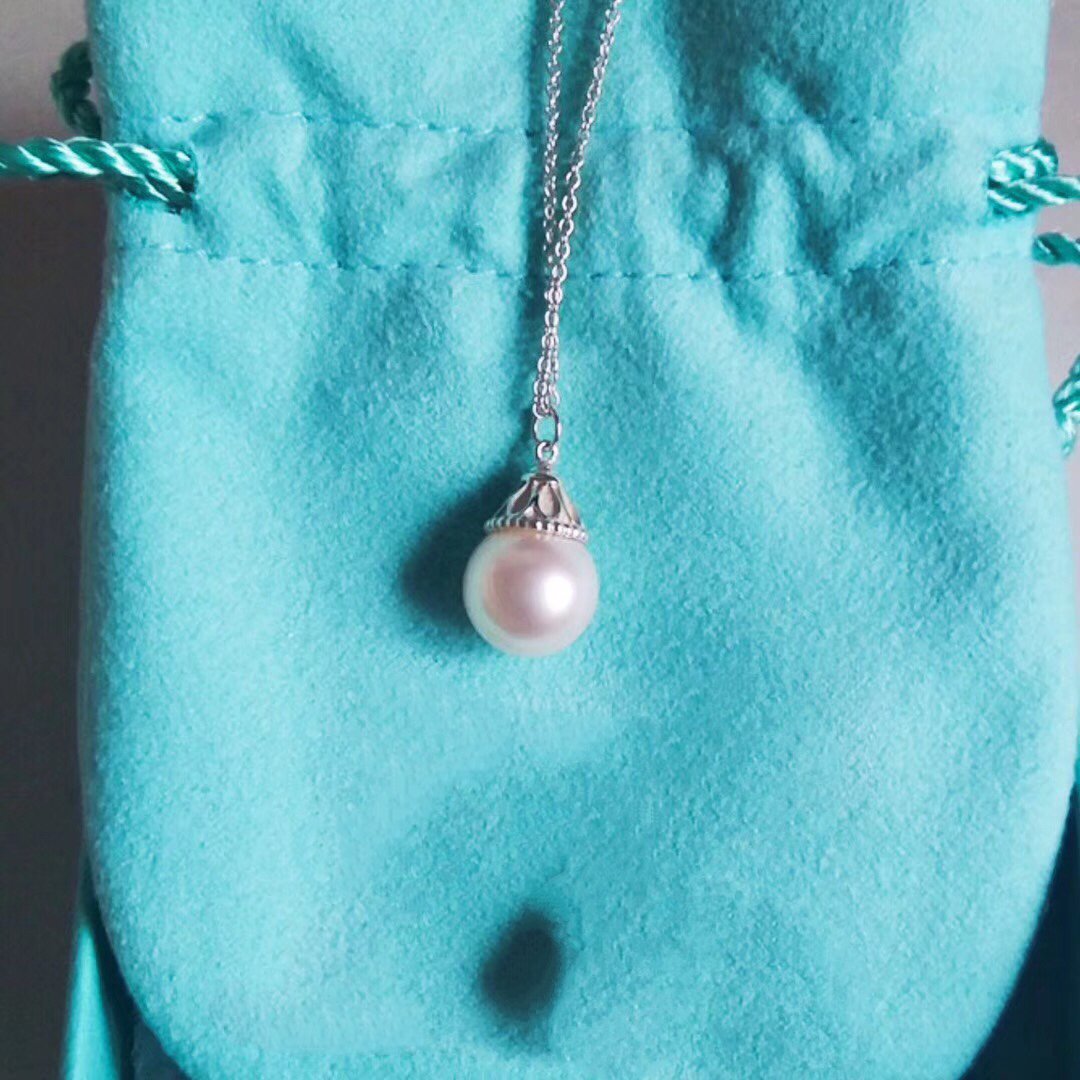[⭐Luxery Jewels]PEARL PENDANT GATSBY ZIEGFELD PEARL SILVER NECKLACE
