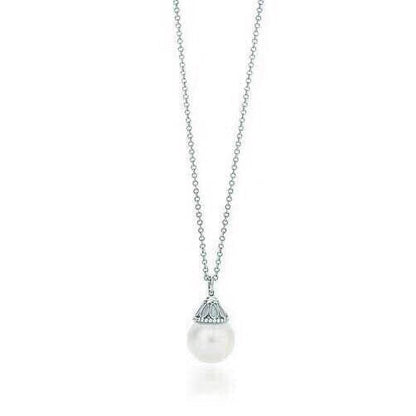 [⭐Luxery Jewels]PEARL PENDANT GATSBY ZIEGFELD PEARL SILVER NECKLACE