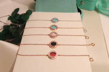 [⭐Luxusjuwelen]DIAMANT-KREIS-ARMBAND IN ROSÉGOLD