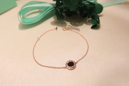 [⭐Luxusjuwelen]DIAMANT-KREIS-ARMBAND IN ROSÉGOLD