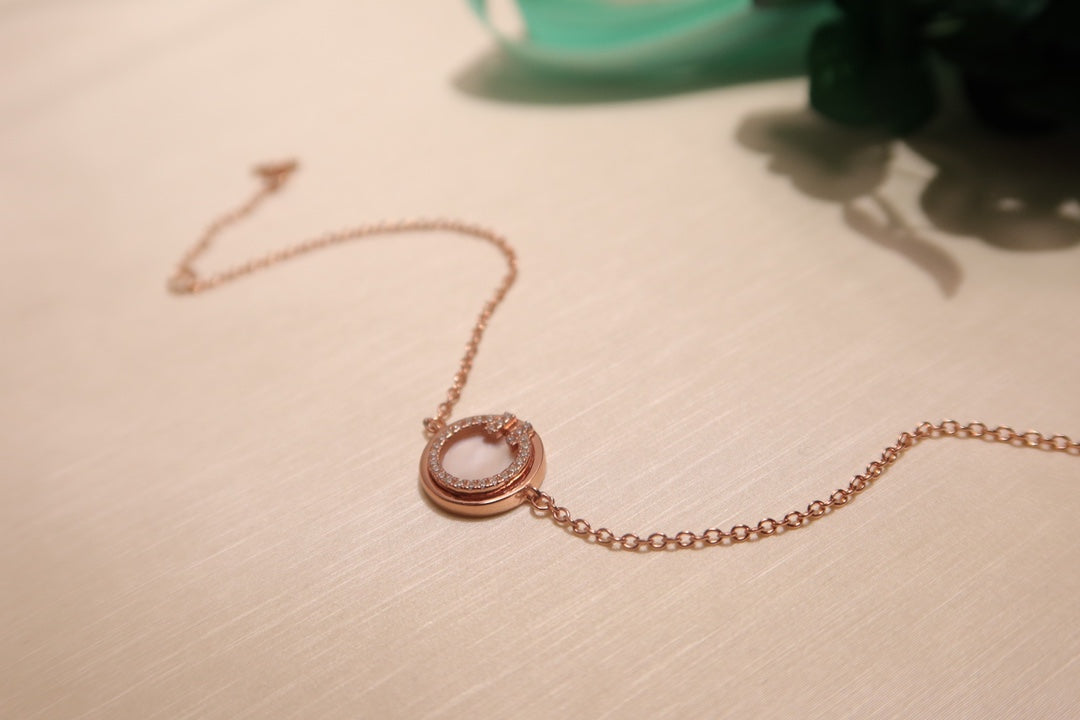 [⭐Luxusjuwelen]DIAMANT-KREIS-ARMBAND IN ROSÉGOLD