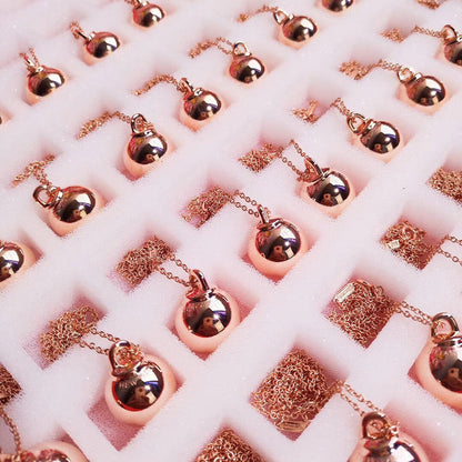 [⭐Luxery Jewels]HARDWEAR PENDENTIF BALL ROSE NECKLACE
